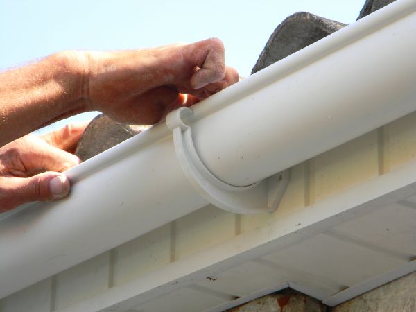 Plastic Gutter Repair in Stow