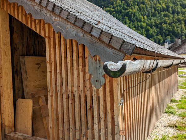 Wood Gutter Installation in Stow