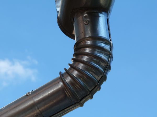 Metal Downspout Installation in Stow