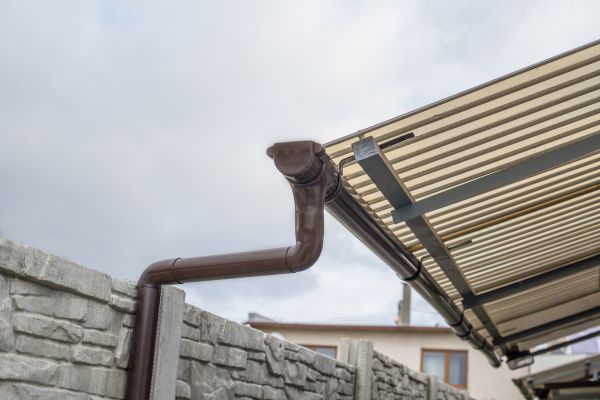 Plastic Downspout Installation in Stow