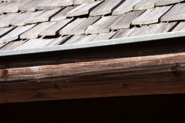 Wood Rain Gutter Installation in Stow